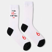 Chaussette 65th Birthday Socks Men Funny (Droite)