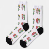 Chaussette 67 Six Seven Socks,  Unique Christmas Gift Idea (Gauche)