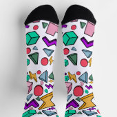 Chaussette 80s esthétique Vintage rétro (Haut)