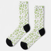 Chaussette 85e anniversaire Motif du numéro de Random Vert Ra (Gauche)