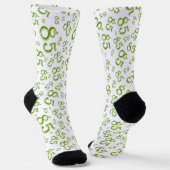 Chaussette 85e anniversaire Motif du numéro de Random Vert Ra (Angulaire)