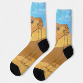 Chaussette A camel socks  (Gauche)