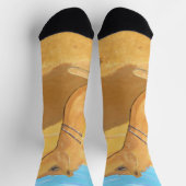Chaussette A camel socks  (Haut)