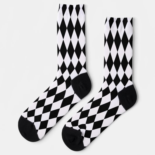 Chaussette à damiers Chaussettes (Gauche)