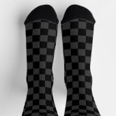 Chaussette à damiers Chaussettes d'équipage (Haut)