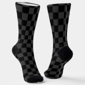 Chaussette à damiers Chaussettes d'équipage (Angulaire)