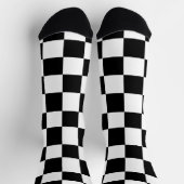 Chaussette à damiers Chaussettes d'équipage (Haut)