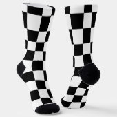 Chaussette à damiers Chaussettes d'équipage (Angulaire)