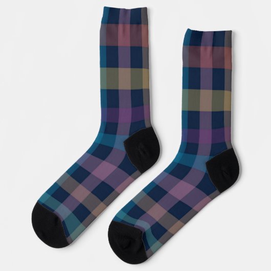 Chaussette à damiers motif (Gauche)
