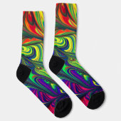 Chaussette à illustration abstraite magnifique (Droite)