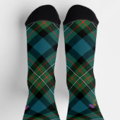 chaussette à tartan de clan avec thistle Crew (Haut)