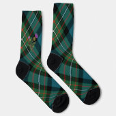 chaussette à tartan de clan avec thistle Crew (Droite)