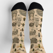 Chaussette Abeille Insecte Bug Wasp Nature Peinture des abeil (Haut)