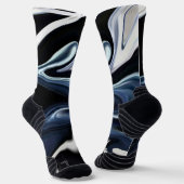 Chaussette Abstract elegant fluide marble liquide (Angulaire)