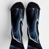Chaussette Abstract elegant fluide marble liquide (Haut)