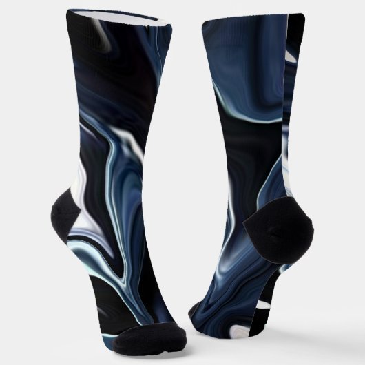 Chaussette Abstract elegant fluide marble liquide (Angulaire)