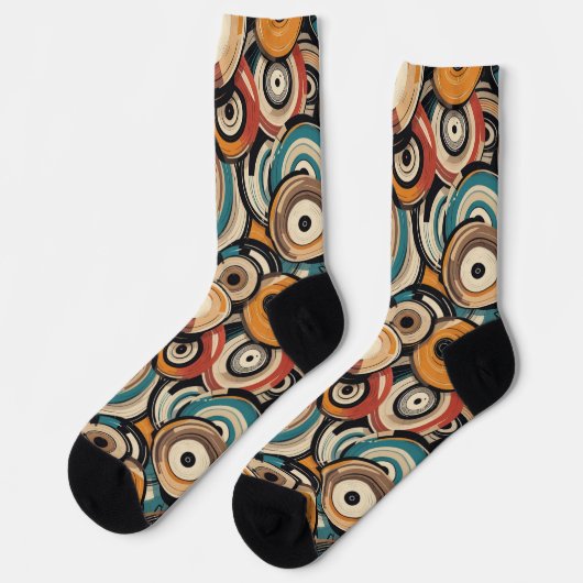 Chaussette Abstract Records Crew Socks (Gauche)