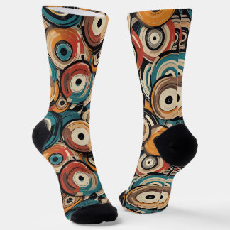 Chaussette Abstract Records Crew Socks