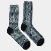 Chaussette Abstract textured grey blue grunge pattern. (Droite)