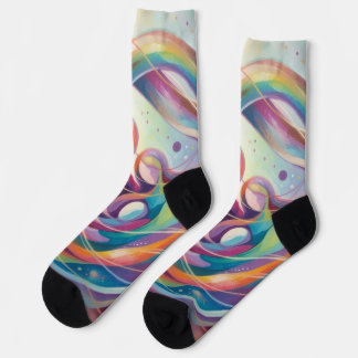 Chaussette Abstrait