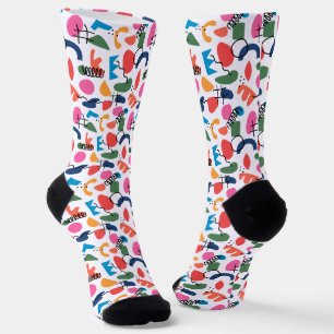 Chaussette Abstrait
