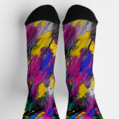 Chaussette Abstrait éclat de peinture (Haut)
