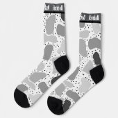 Chaussette Abstrait plaisir moderne mignon enfants formes été (Gauche)