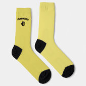 Chaussette Academic Team Name Baseball Socks - Custom Number (Droite)