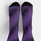 Chaussette Acceptation | Motif Boho violet écectique (Haut)