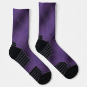 Chaussette Acceptation | Motif Boho violet écectique (Droite)