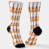 Chaussette Acoustic Guitar Pattern (Angulaire)