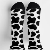 Chaussette adorable animal motif noir et blanc moderne (Haut)