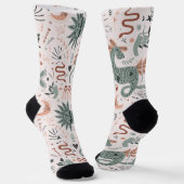 Chaussette Adorable arrière - plan rose Beau motif mignon (Angulaire)