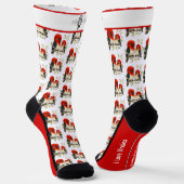 Chaussette Adorable Chaussettes de pic à tête rouge (Angulaire)