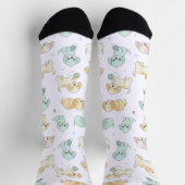 Chaussette Adorable Puppy Crew Socks (Haut)