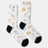 Chaussette Adorable Puppy Crew Socks (Droite)