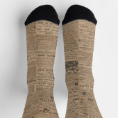 Chaussette Ads of the Past, NY 1856 Crew Socks (Haut)