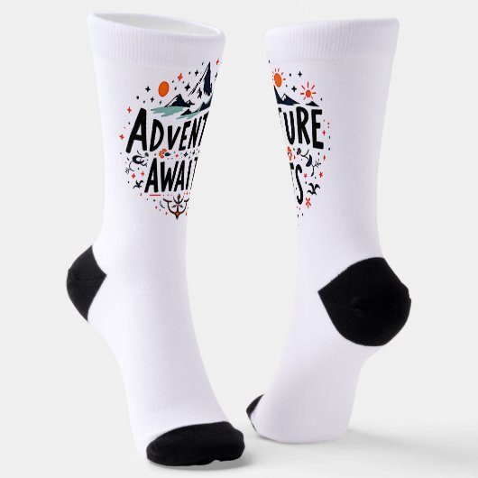 Chaussette Adventure Awaits (Angulaire)