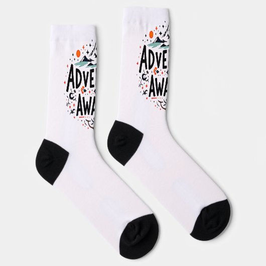 Chaussette Adventure Awaits (Droite)
