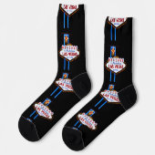 Chaussette Affiche de bienvenue Las Vegas (Gauche)