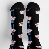Chaussette Affiche de bienvenue Las Vegas (Haut)