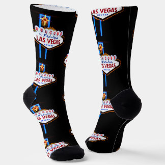 Chaussette Affiche de bienvenue Las Vegas