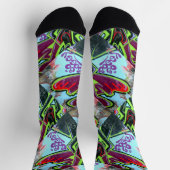 Chaussette Affiche de graffiti si détrempée (Haut)