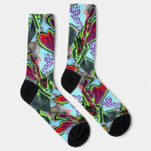 Chaussette Affiche de graffiti si détrempée (Droite)
