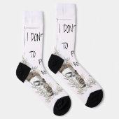 Chaussette Affirmation de valeur personnelle positive (Droite)