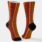 Chaussette Africa United Afro African Wax Print Afri Chausset (Angulaire)