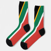 Chaussette Afrique du Sud Chaussettes, mode patriotique drape (Gauche)