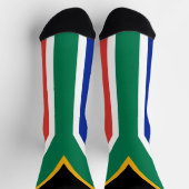 Chaussette Afrique du Sud Chaussettes, mode patriotique drape (Haut)