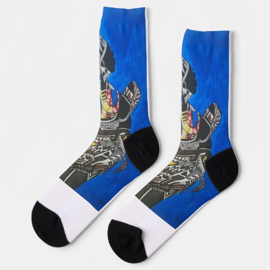 chaussette afro (Gauche)