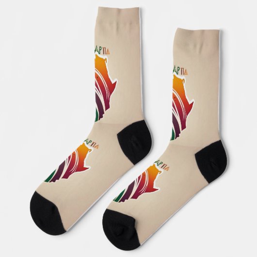 Chaussette afro socks (Gauche)